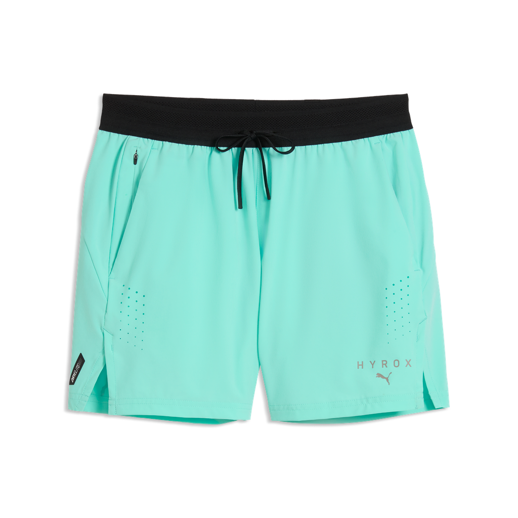 Puma x Hyrox Mens PWRMODE 5" Shorts - Intense Mint - AW26