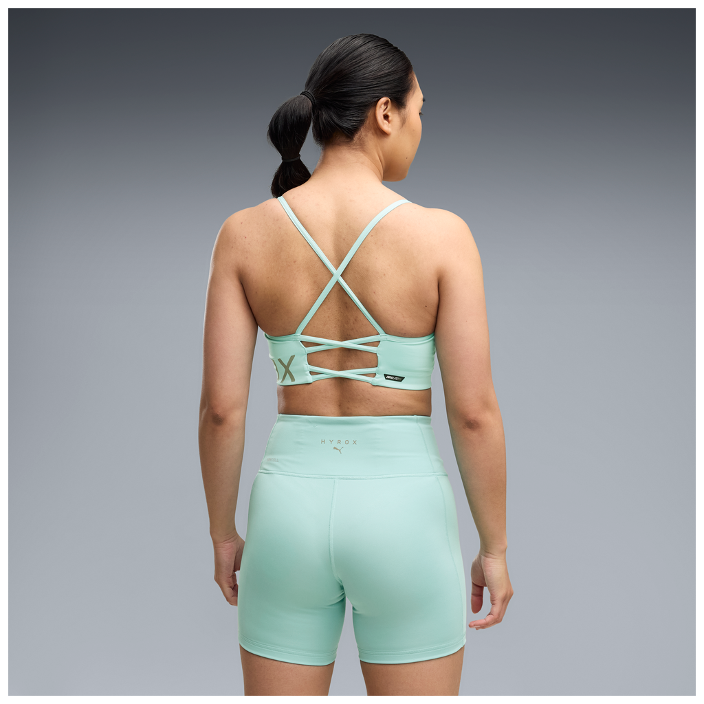 Puma x Hyrox Womens Strappy PWRMODE Bra - Intense Mint - AW26