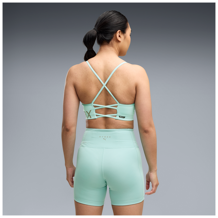 Puma x Hyrox Womens Strappy PWRMODE Bra - Intense Mint - AW26