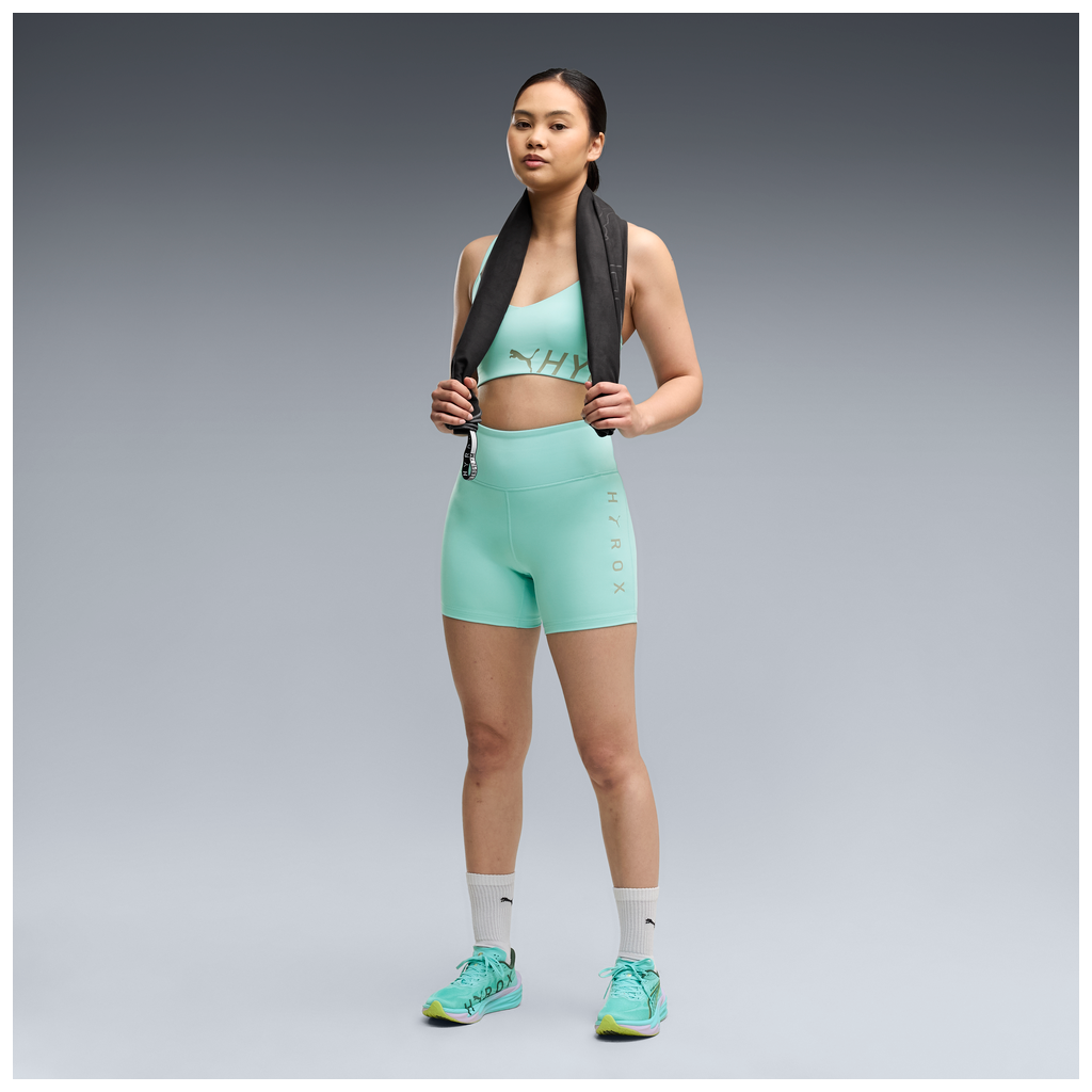 Puma x Hyrox Womens Strappy PWRMODE Bra - Intense Mint - AW26