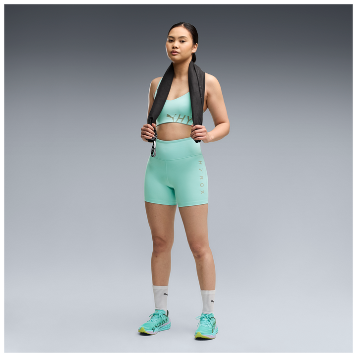 Puma x Hyrox Womens Strappy PWRMODE Bra - Intense Mint - AW26