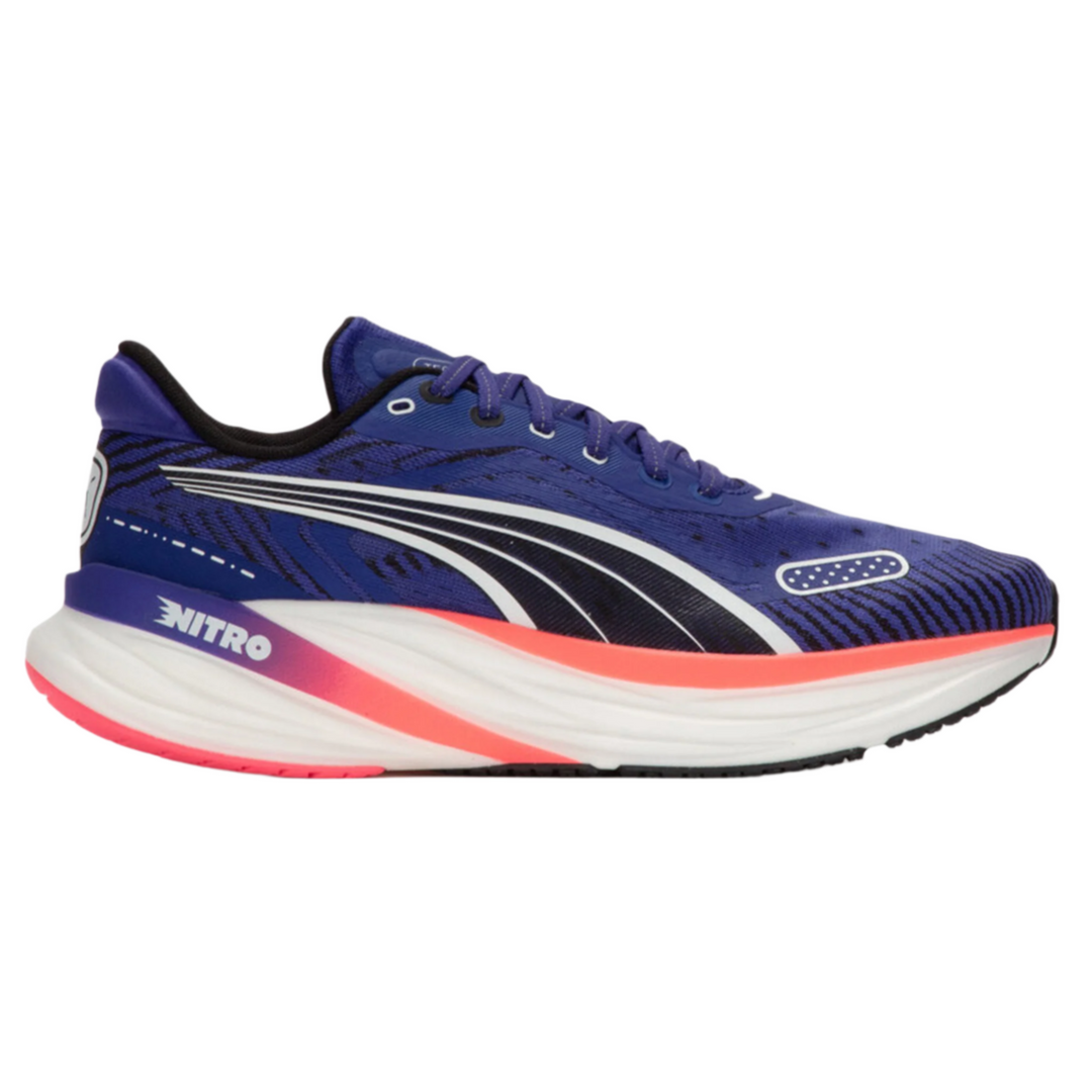 Puma Mens Magnify NITRO 2 Blue Pink Run North West