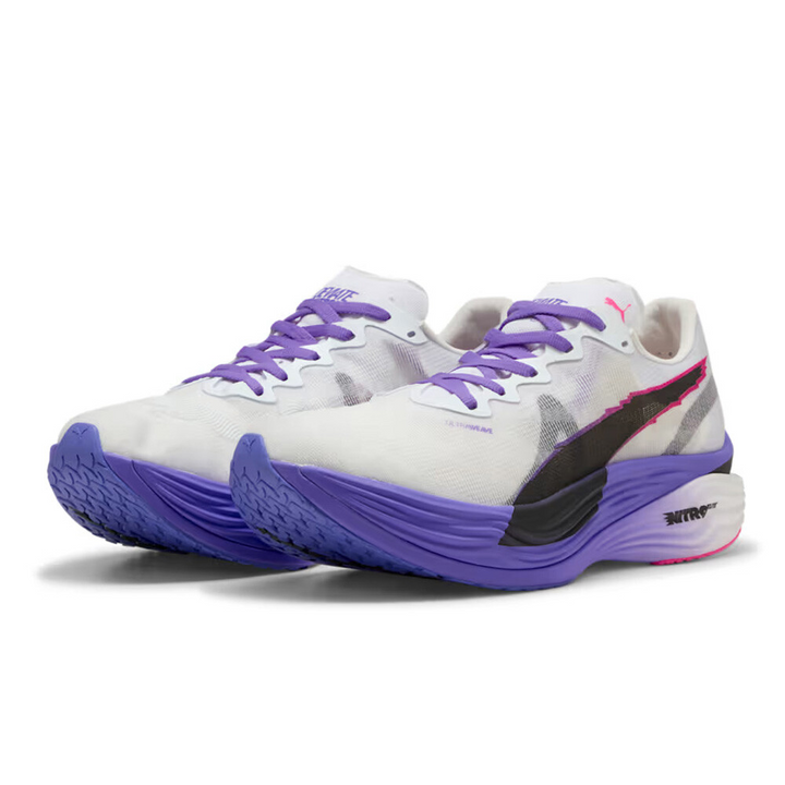 Puma Mens Deviate NITRO Elite 3 DIGITOKYO - Puma White/Dark Amethyst - Neutral - AW25