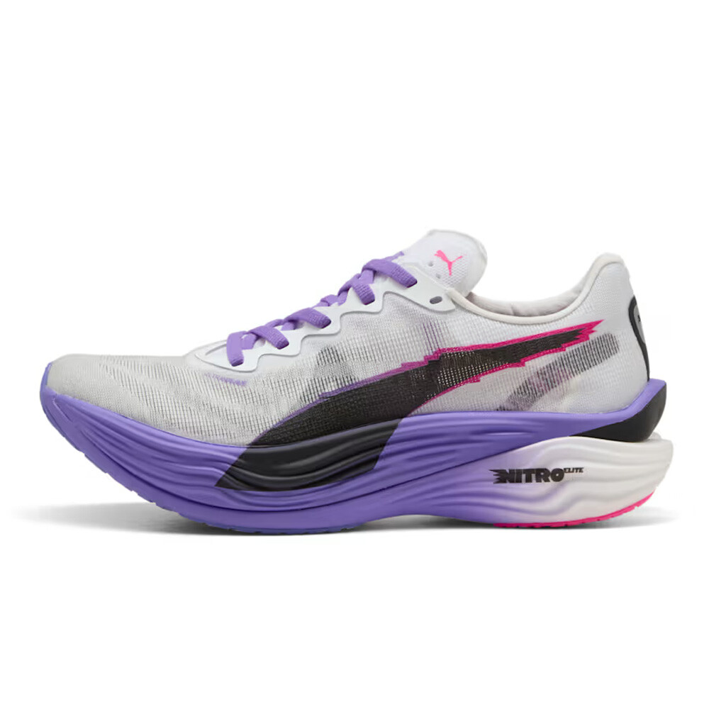 Puma Womens Deviate NITRO Elite 3 DIGITOKYO - Puma White/Dark Amethyst - Neutral - AW25