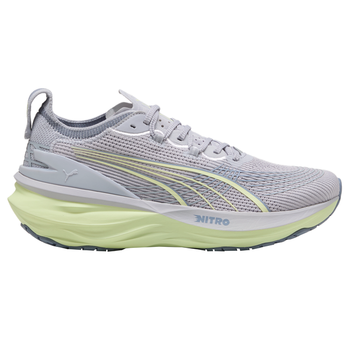 Puma Mens ForeverRun NITRO 2 - Vibrant Silver/Apple Spritz - Stability - SS26