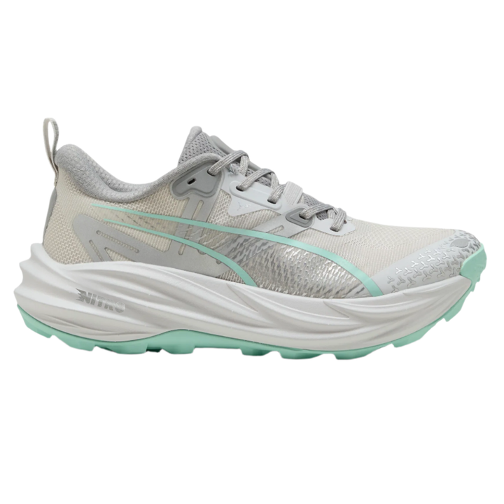 Puma Womens Voyage NITRO 4 - Feather Gray/Mint Melt/Puma Silver - Trail - AW25