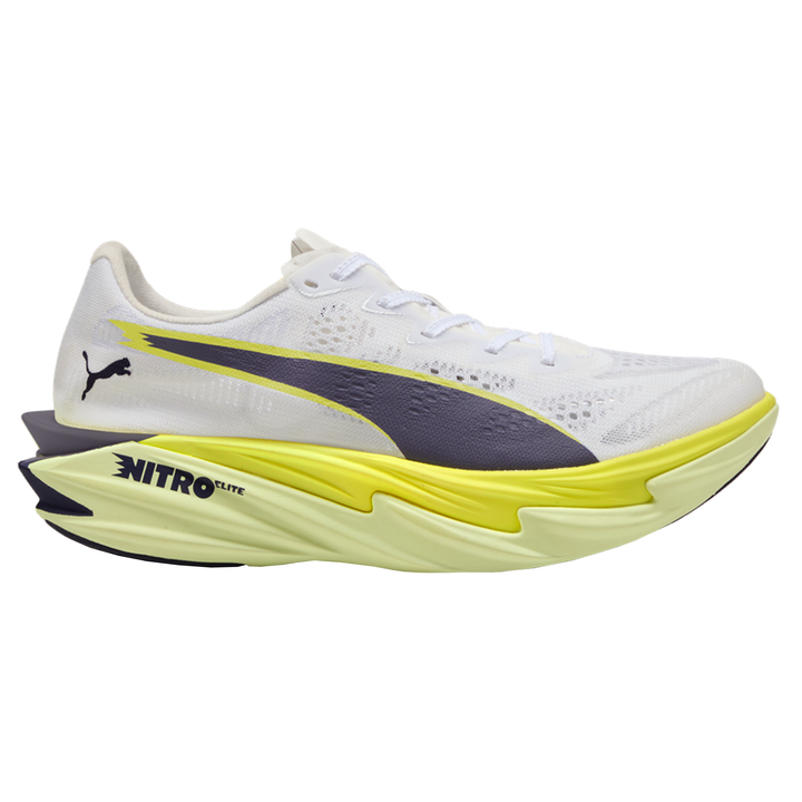 Puma Womens Deviate NITRO Elite 4 - Puma White/Apple Spritz/Lux Lime - Neutral - SS26