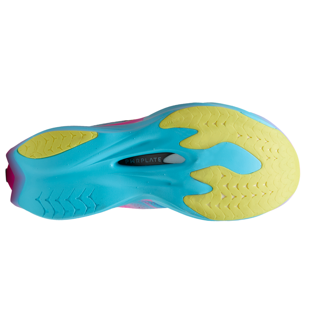 Puma Womens Deviate NITRO Elite 4 ST - Poison Pink/Yellow Alert/Bright Aqua - Neutral - SS26