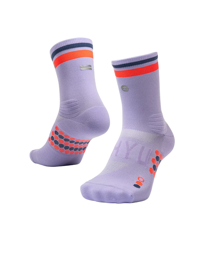SHYU Racing Half Crew Socks - Parma/Red/Graphite