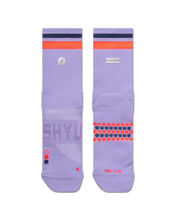 SHYU Racing Half Crew Socks - Parma/Red/Graphite
