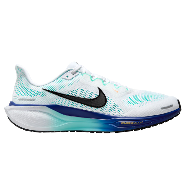Nike Mens Pegasus 41 - White/Black/Hyper Turquoise/Concord | Run
