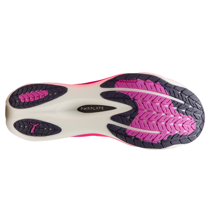 Puma Mens Deviate NITRO 4 x HYROX - Puma White/Electric Orchid/Pure Pink - Neutral - SS26