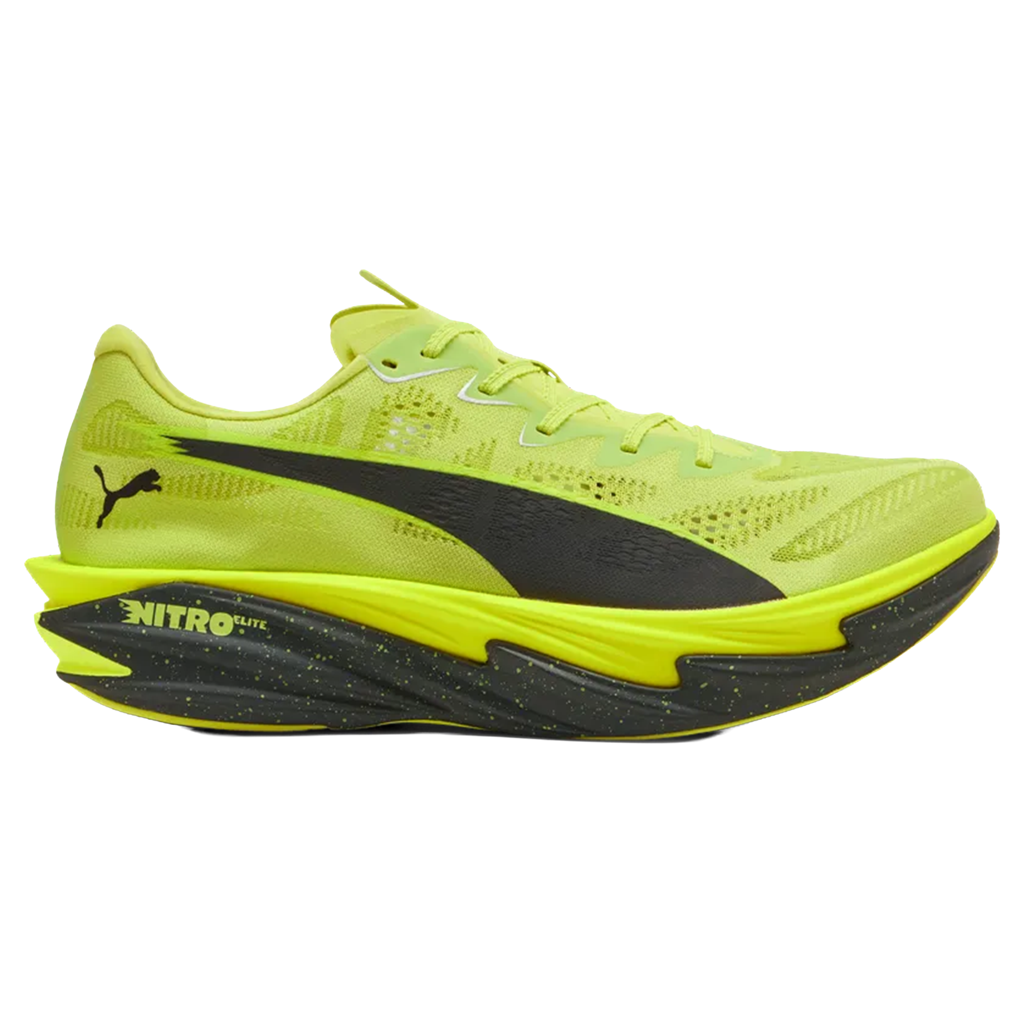 Puma Mens Deviate NITRO Elite 4 - Sunny Lime/Puma Black - Neutral - AW26
