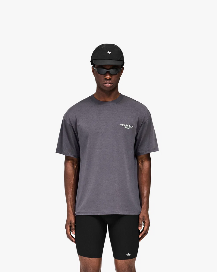 247 Represent Mens Team 247 Oversized Tee - Graphene - AW26