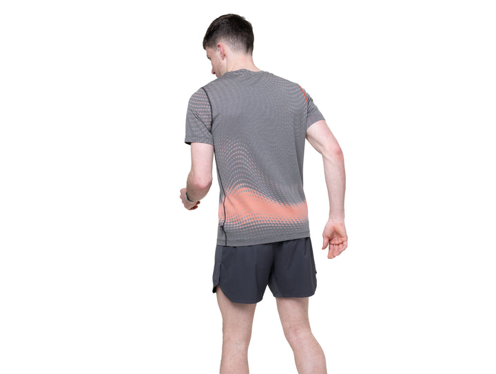 T-shirt RonHill Tech Golden Hour S/S pour hommes - Ronhill Red Motion - SS26