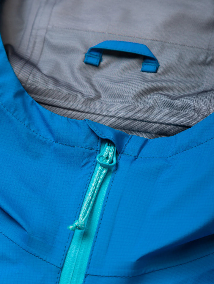 RonHill Womens Tech Gore-Tex Waterproof Mercurial Jacket - Elec Blue/Aquamint