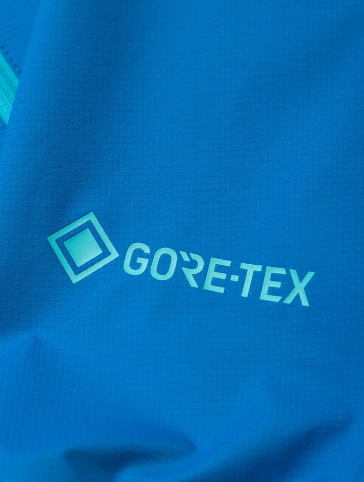 RonHill Womens Tech Gore-Tex Waterproof Mercurial Jacket - Elec Blue/Aquamint