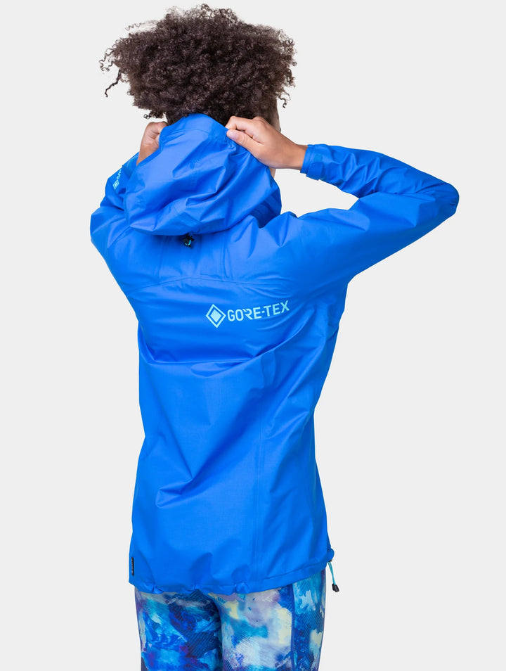RonHill Womens Tech Gore-Tex Waterproof Mercurial Jacket - Elec Blue/Aquamint