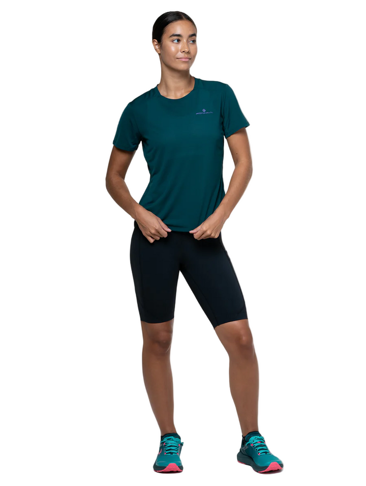 RonHill Womens Tech Stretch Short - All Black