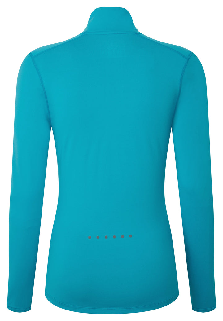 RonHill Womens Core Thermal 1/2 Zip - Azure/Bright White