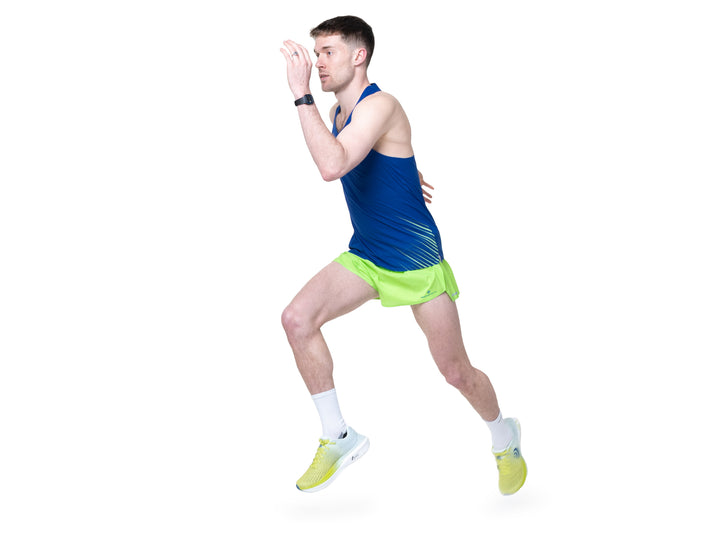 RonHill Mens Tech Race Vest - Dark Cobalt/Fluo Green - SS26