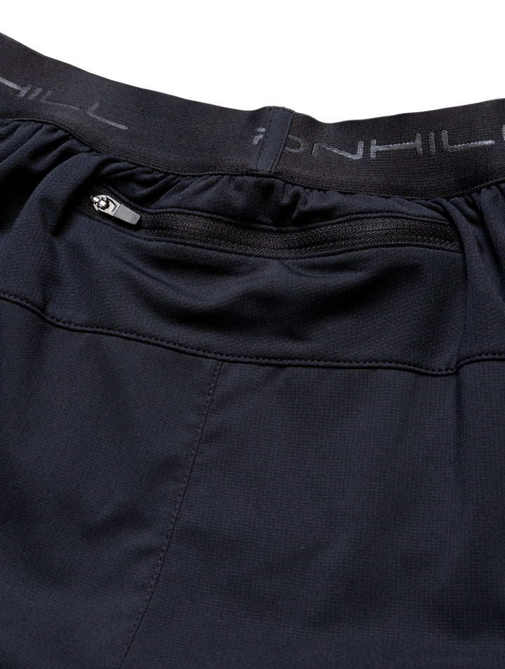 RonHill Herren Tech 5" Twin Short – Ganz Schwarz