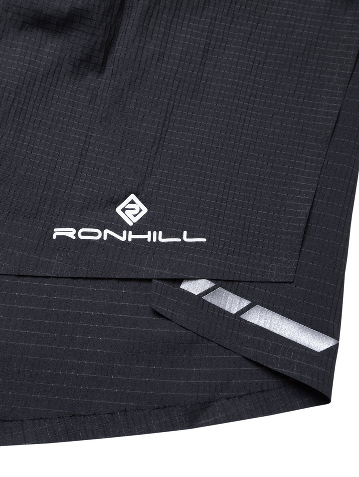 RonHill Womens Tech Race Short - All Black - AW25