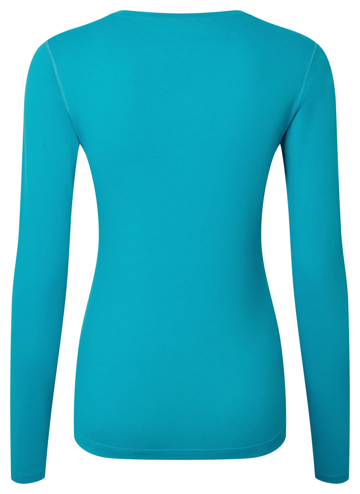 RonHill Womens Core L/S Tee - Azure/Bright White
