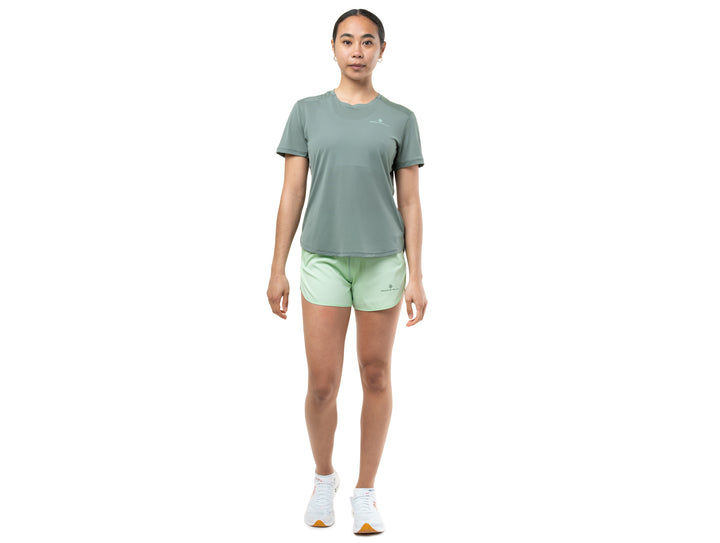 RonHill T-shirt Tech S/S pour femmes - Laurel/Seafoam - SS26