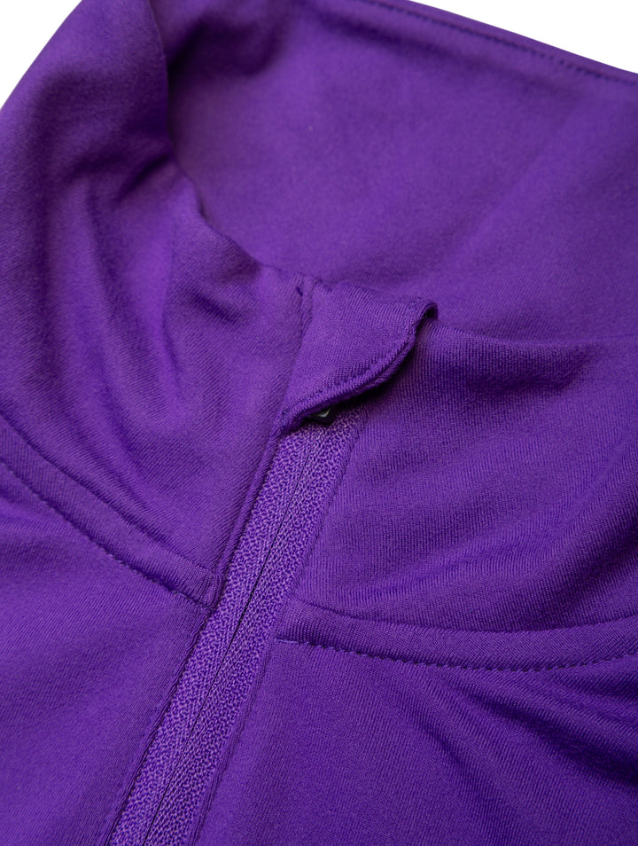 RonHill Womens Tech Reflect 1/2 Zip - Regal Purple/Reflect