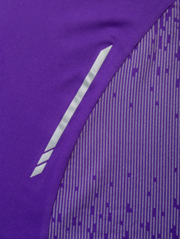RonHill Womens Tech Reflect 1/2 Zip - Regal Purple/Reflect