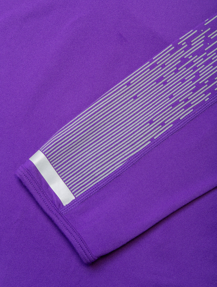 RonHill Womens Tech Reflect 1/2 Zip - Regal Purple/Reflect