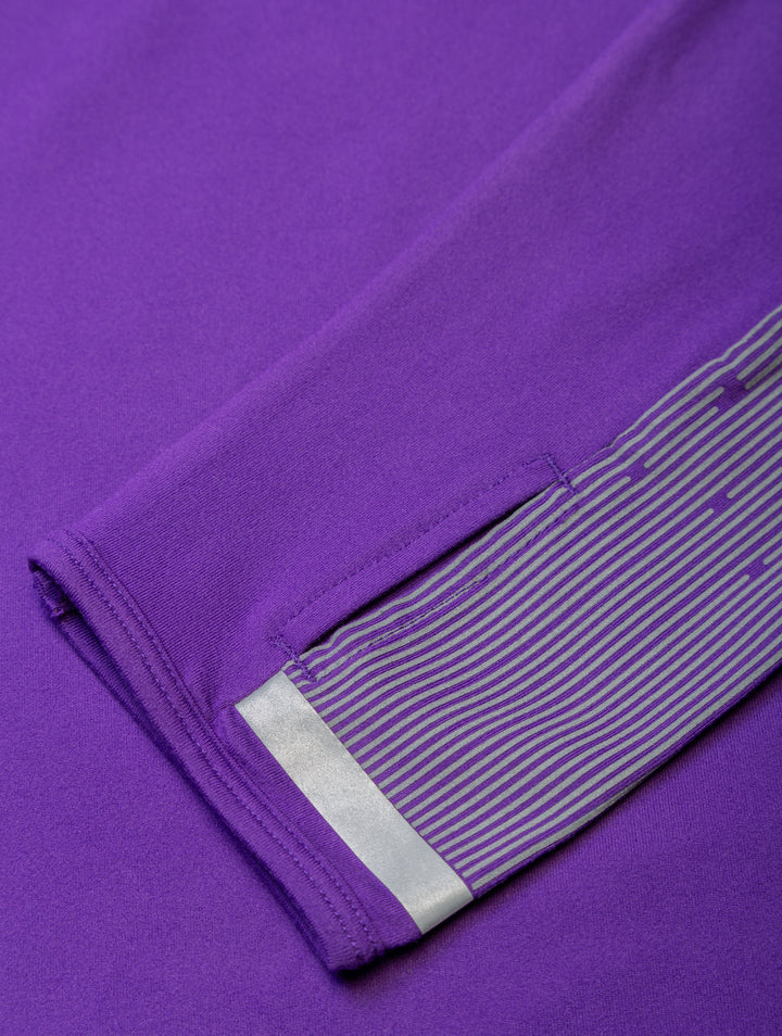 RonHill Womens Tech Reflect 1/2 Zip - Regal Purple/Reflect