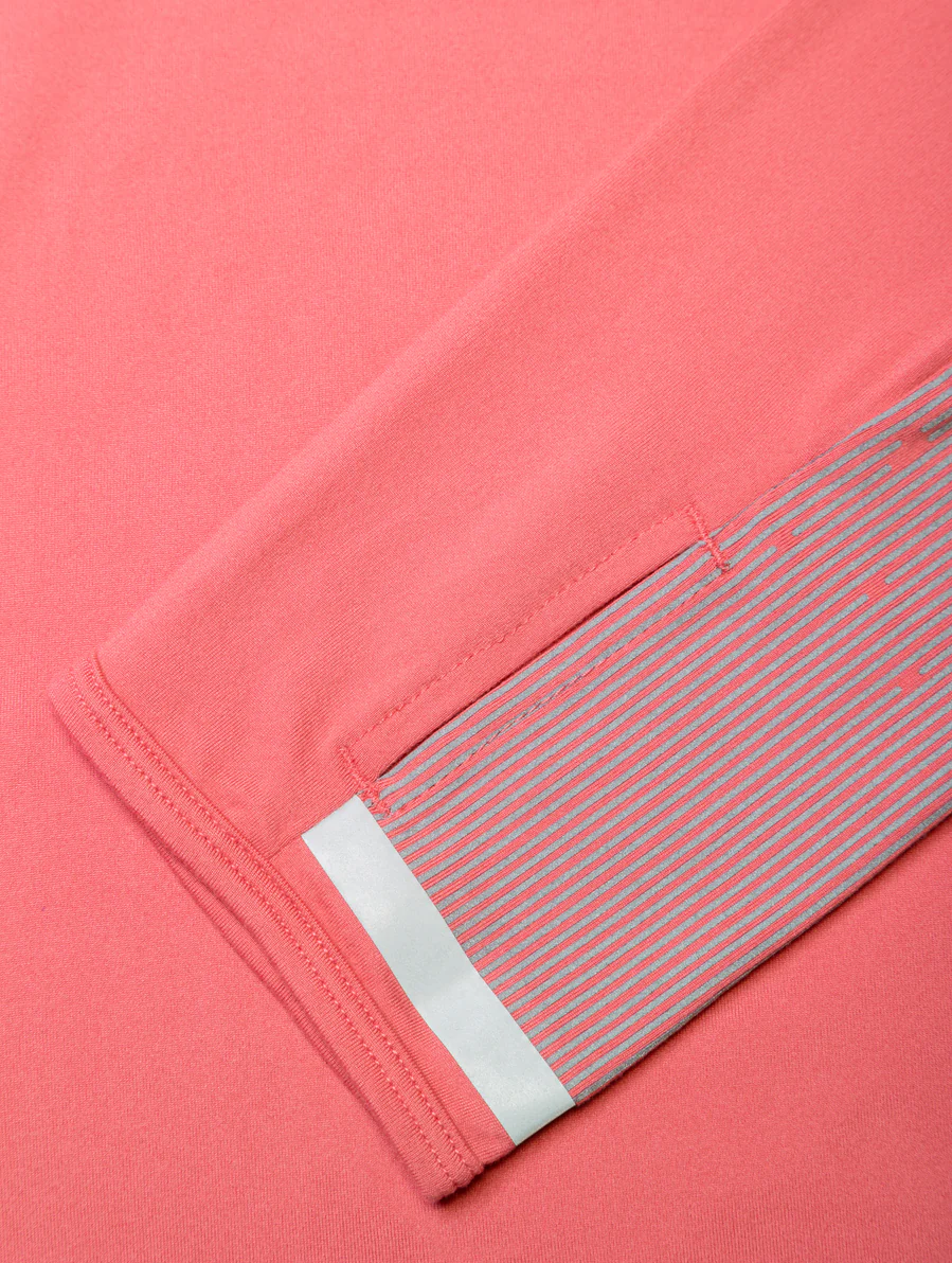 RonHill Womens Tech Reflect 1/2 Zip - Salsa/Reflect