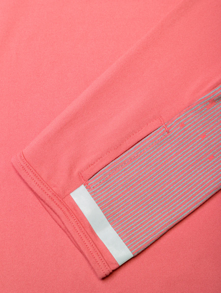 RonHill Womens Tech Reflect 1/2 Zip - Salsa/Reflect