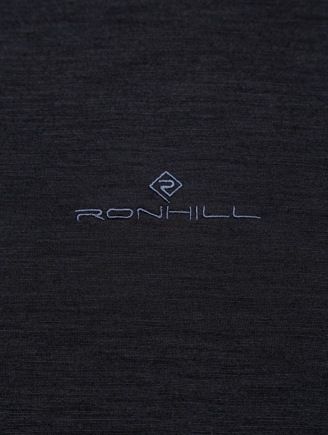 RonHill Mens Tech Merino 1/2 Zip - Black/Lake
