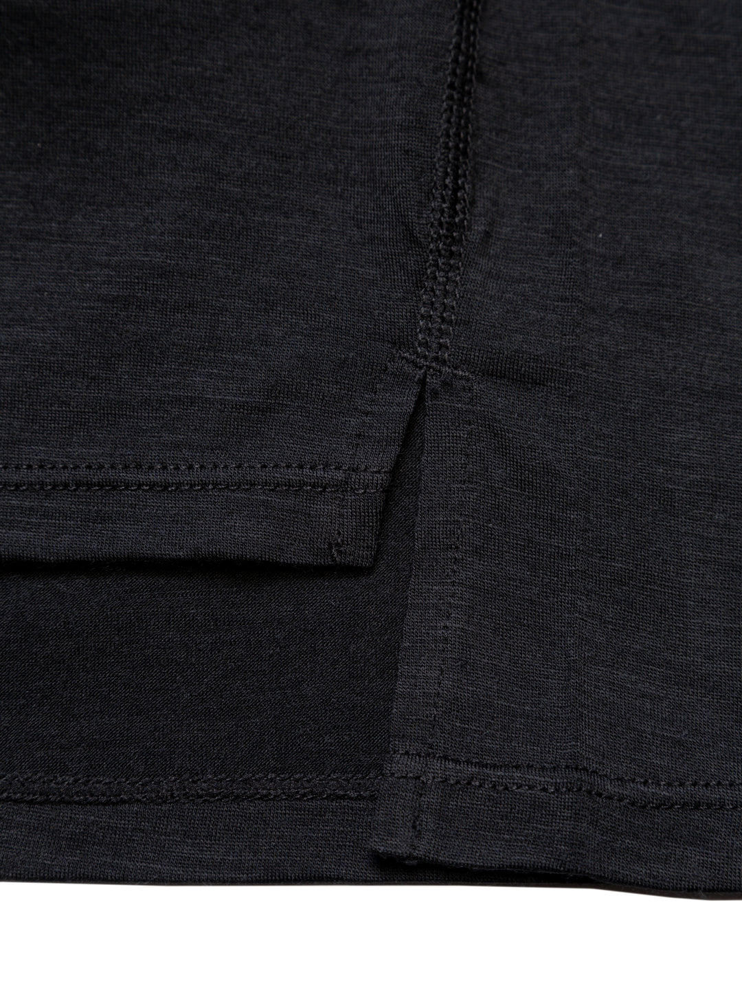 RonHill Mens Tech Merino 1/2 Zip - Black/Lake
