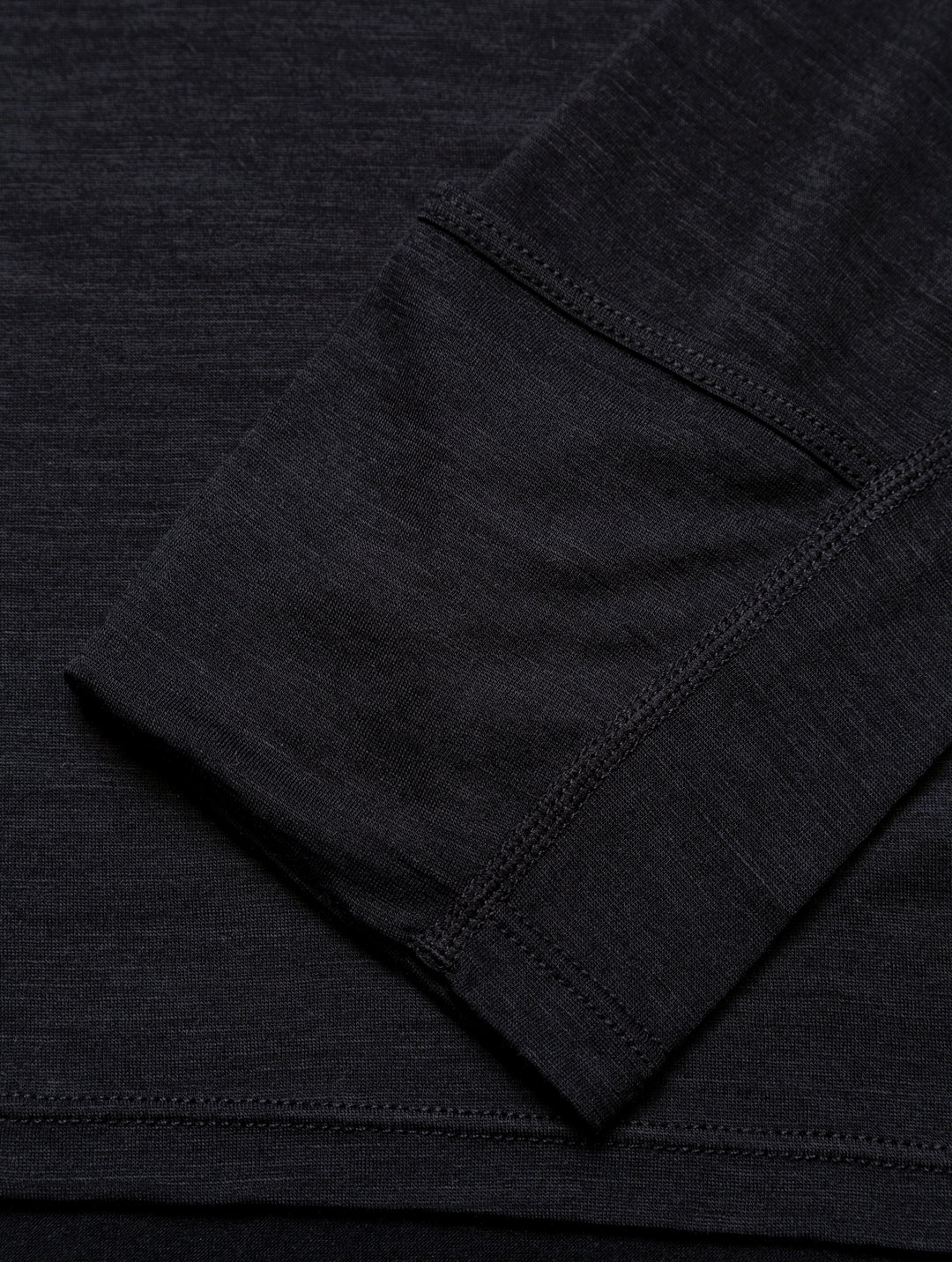 RonHill Mens Tech Merino 1/2 Zip - Black/Lake