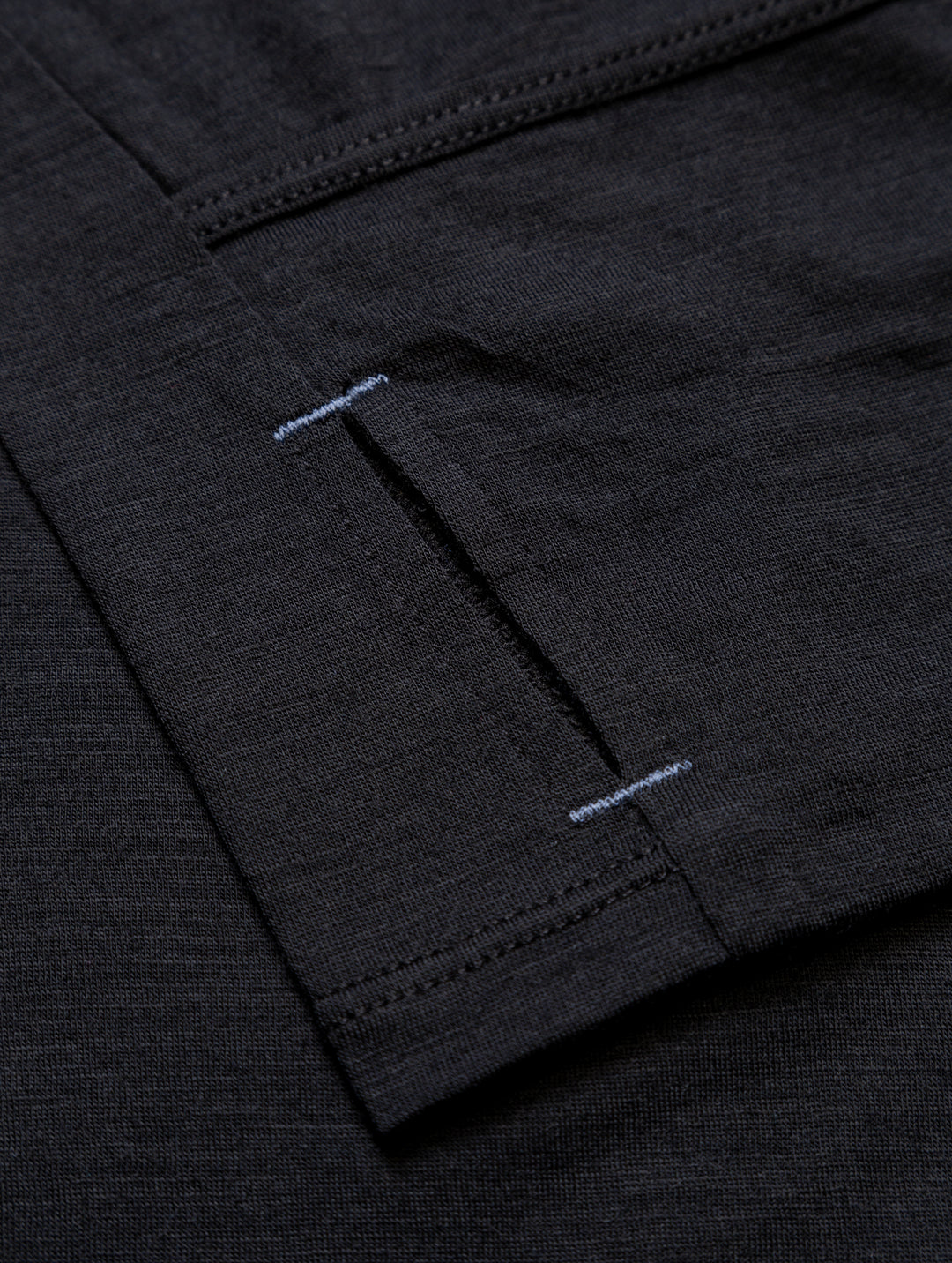 RonHill Mens Tech Merino 1/2 Zip - Black/Lake