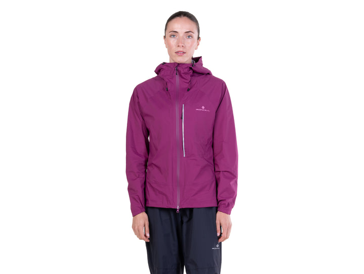 RonHill Womens Tech Storm Jacket - Blackcurrant/Orchid - AW26
