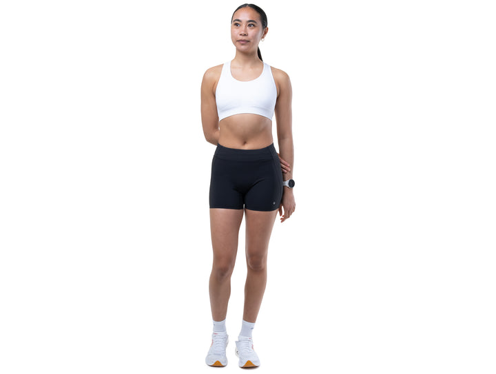 RonHill Womens Tech Race Stretch Short - All Black - SS26