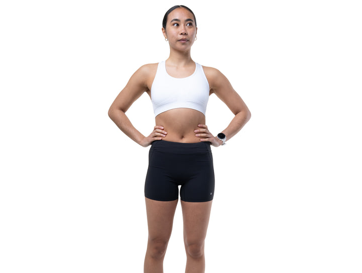RonHill Womens Tech Race Stretch Short - All Black - SS26