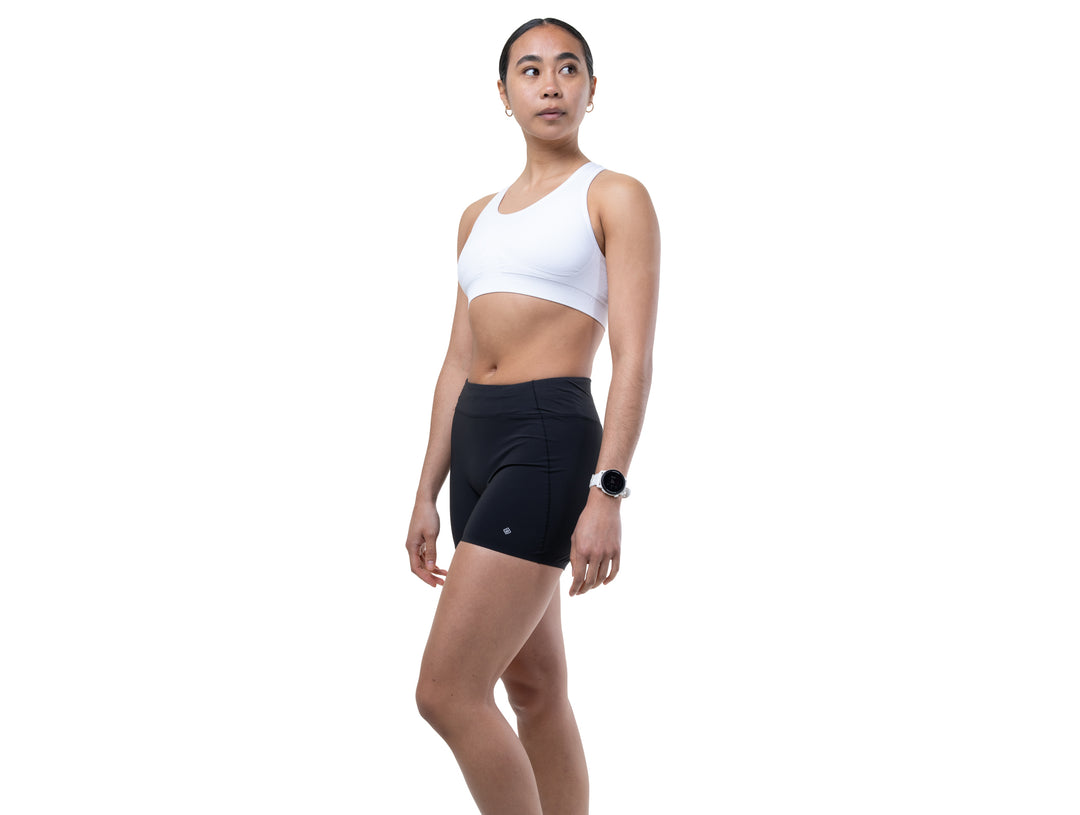 RonHill Womens Tech Race Stretch Short - All Black - SS26