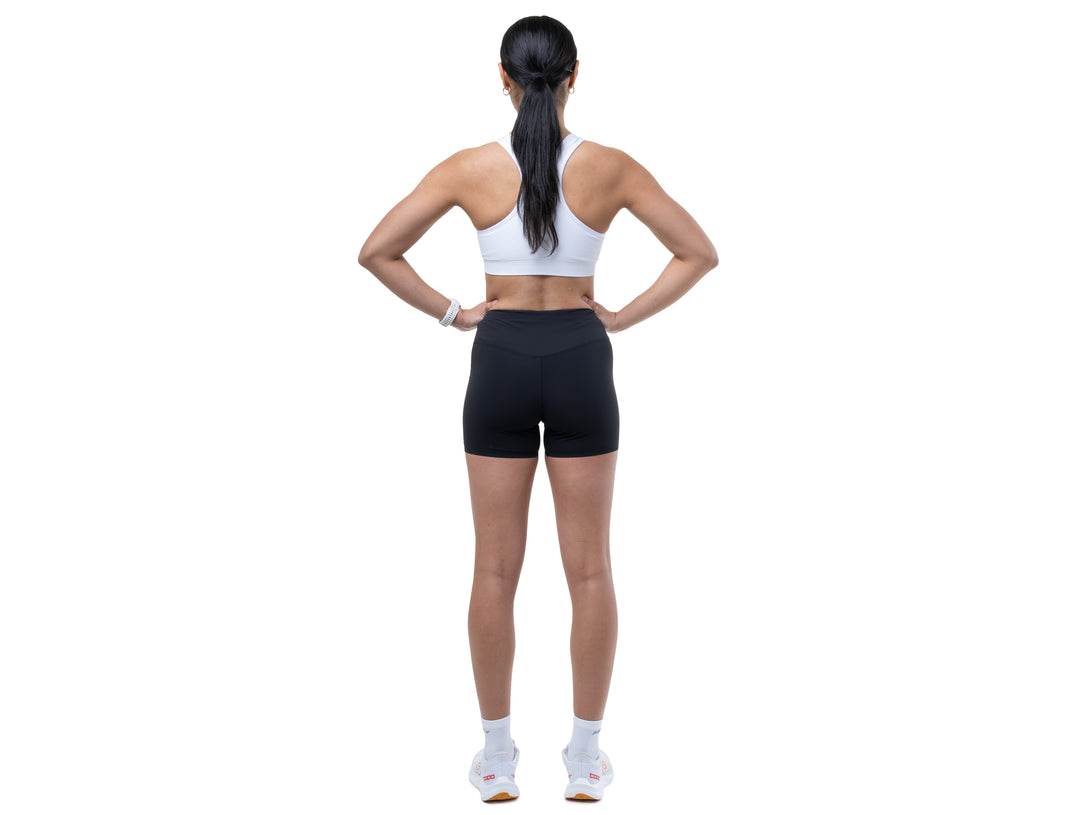 RonHill Womens Tech Race Stretch Short - All Black - SS26