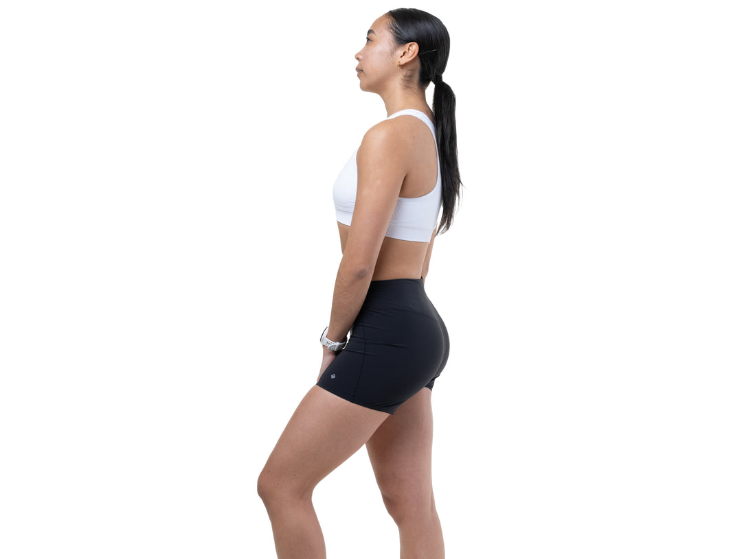 RonHill Womens Tech Race Stretch Short - All Black - SS26