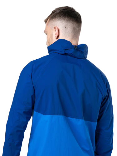 RonHill Mens Tech Storm Jacket Waterproof - Ocean/Electric Blue - AW25