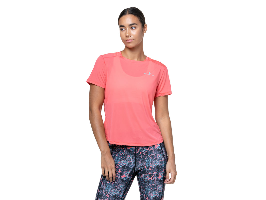 RonHill Womens Tech S/S Tee - Sorbet Sun/Florida - AW25