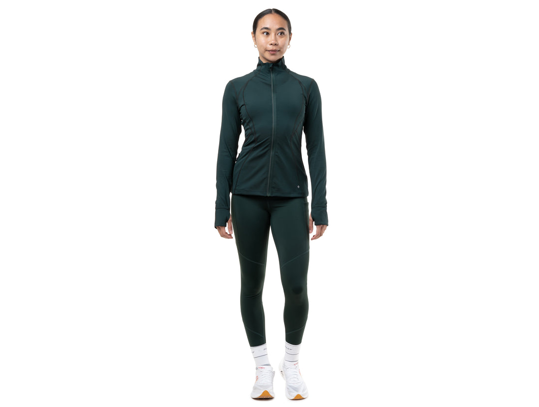 RonHill Womens Tech Tight - Dark Laurel - SS26