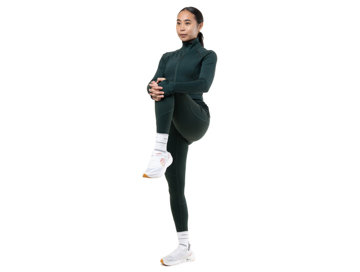 RonHill Womens Tech Tight - Dark Laurel - SS26