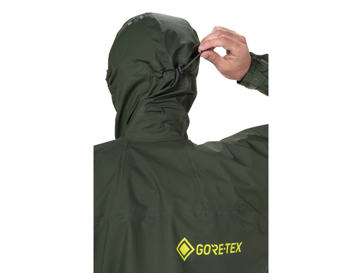 RonHill Mens Tech Gore-Tex Waterproof Mercurial Jacket 2 - Kelp/Zest - AW26